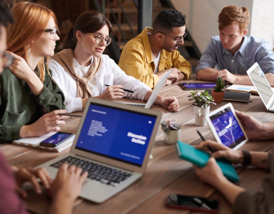 People working together